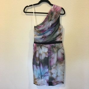 W by Worth Dresses - W by Worth floral one shoulder dress W by Worth Dresses - W by Worth floral one shoulder dress